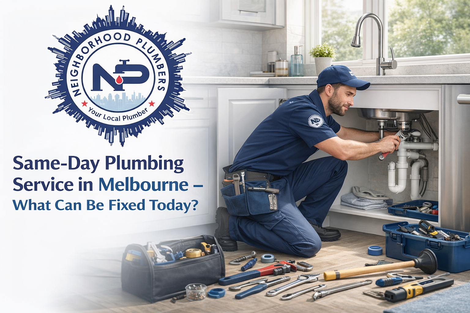 same-day plumbing service in Melbourne