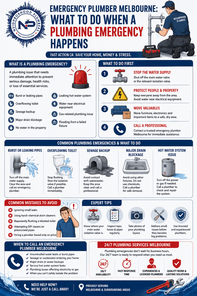 emergency plumber Melbourne
