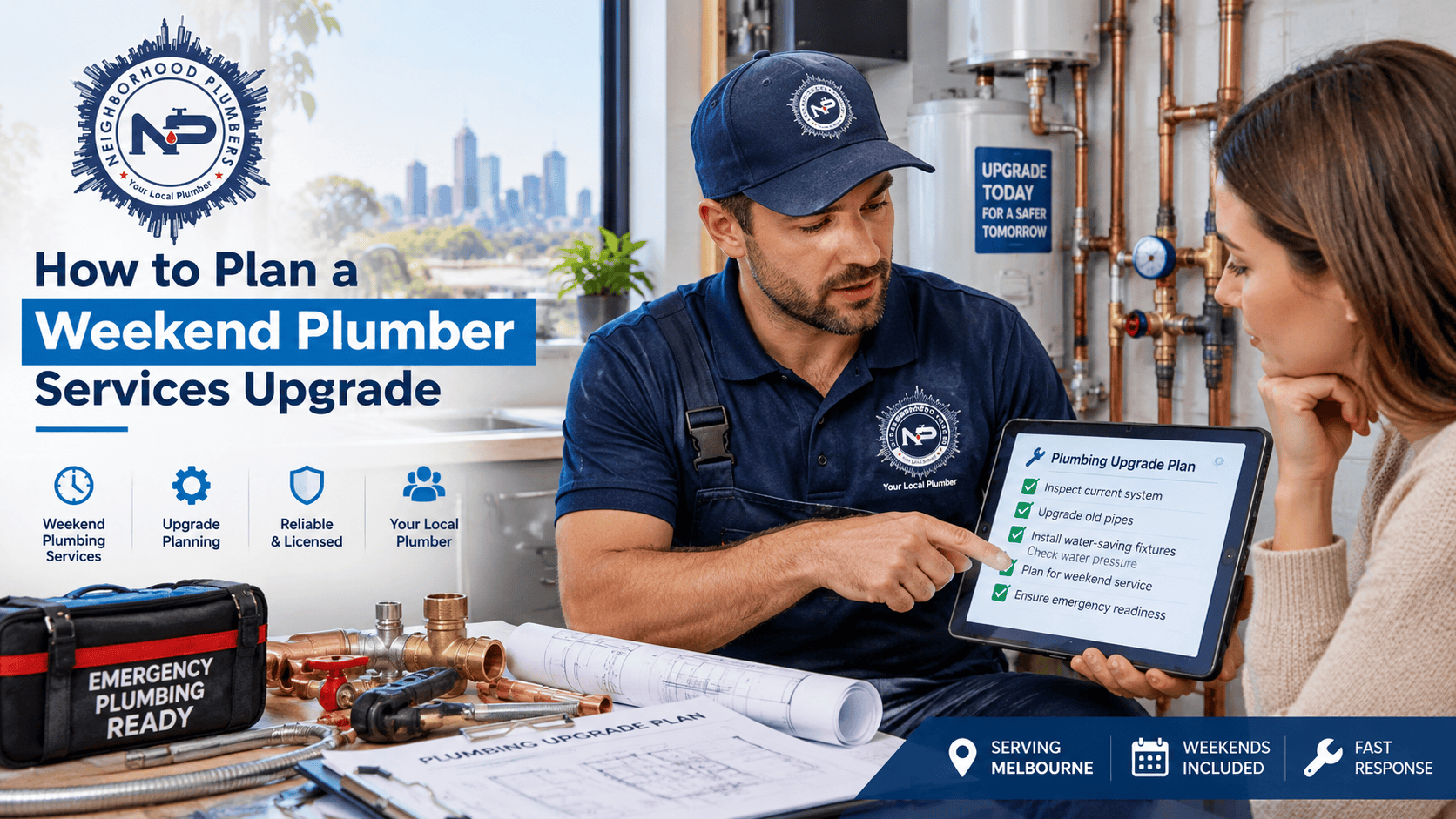 weekend plumber Melbourne CBD